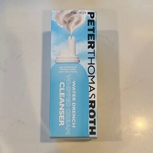 New Peter Thomas Roth Water Drench Whipped Cream Cleanser in Blue and White